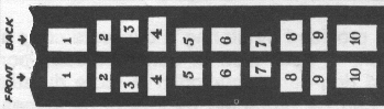 Example of Duplex mode (Cine) Front and back of documents appear side by side
